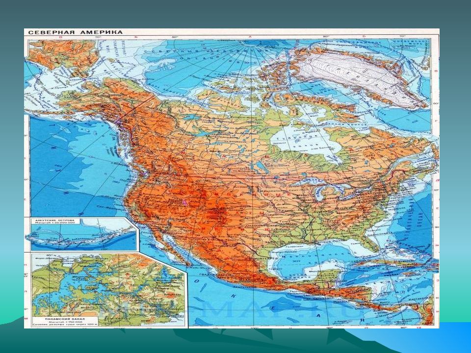 Равнина большой бассейн на карте северной америки. Горы Северной Америки на карте. Горы Святого Ильи на карте Северной Америки. Карта высот Северной Америки. Моря Северной Америки.