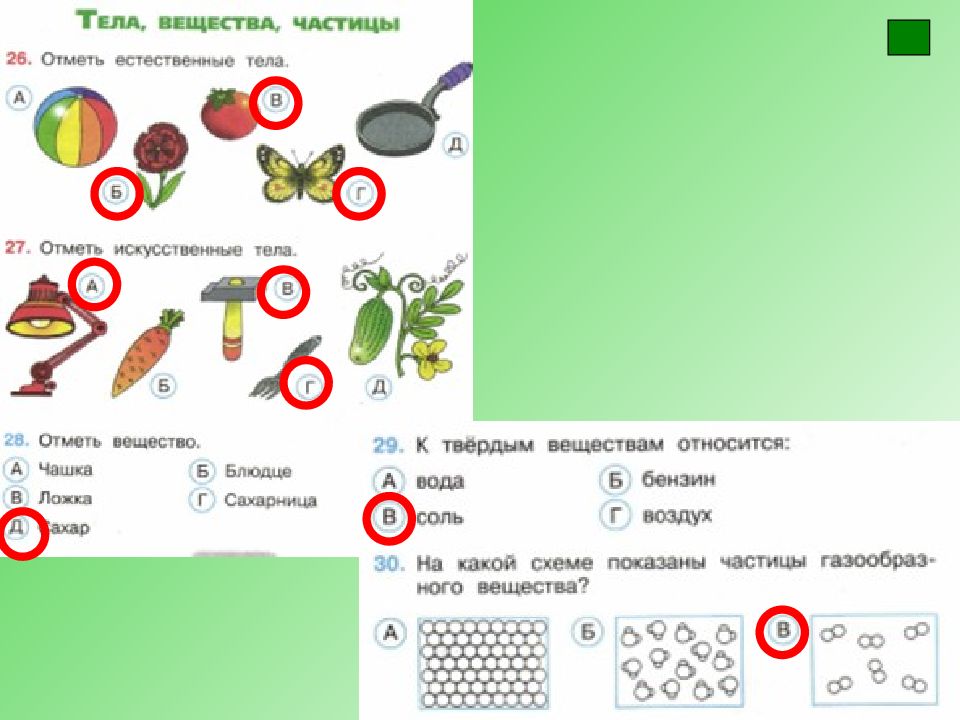 Тела вещества частицы 3 класс окружающий мир презентация плешаков