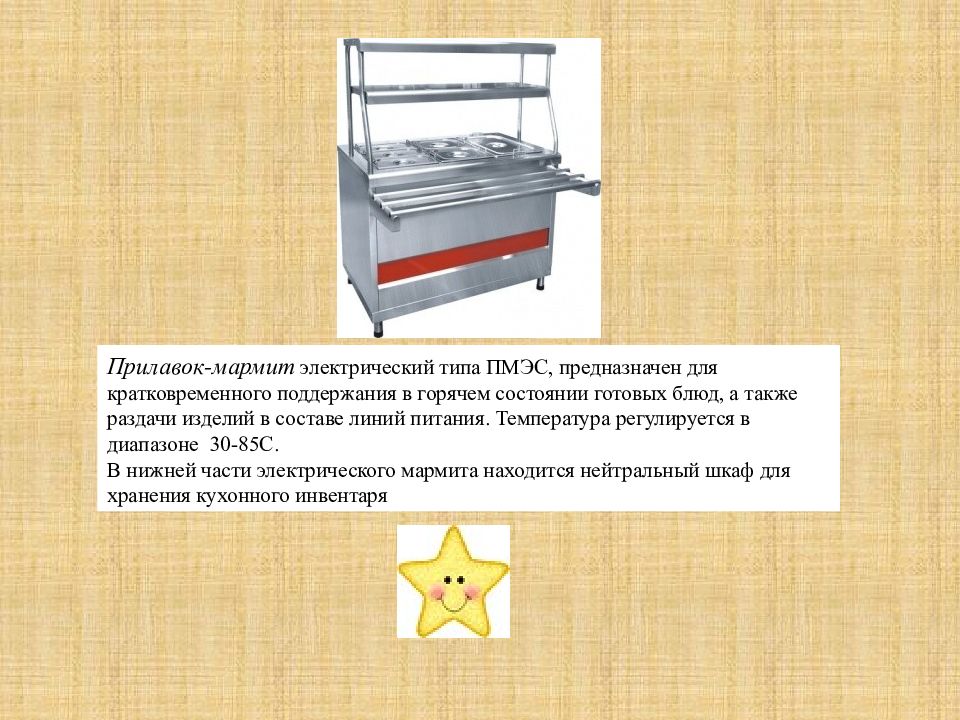 Организация работы раздачи и презентации блюд