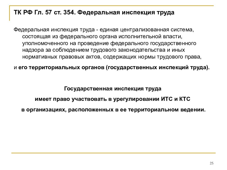 Федеральная инспекция труда презентация