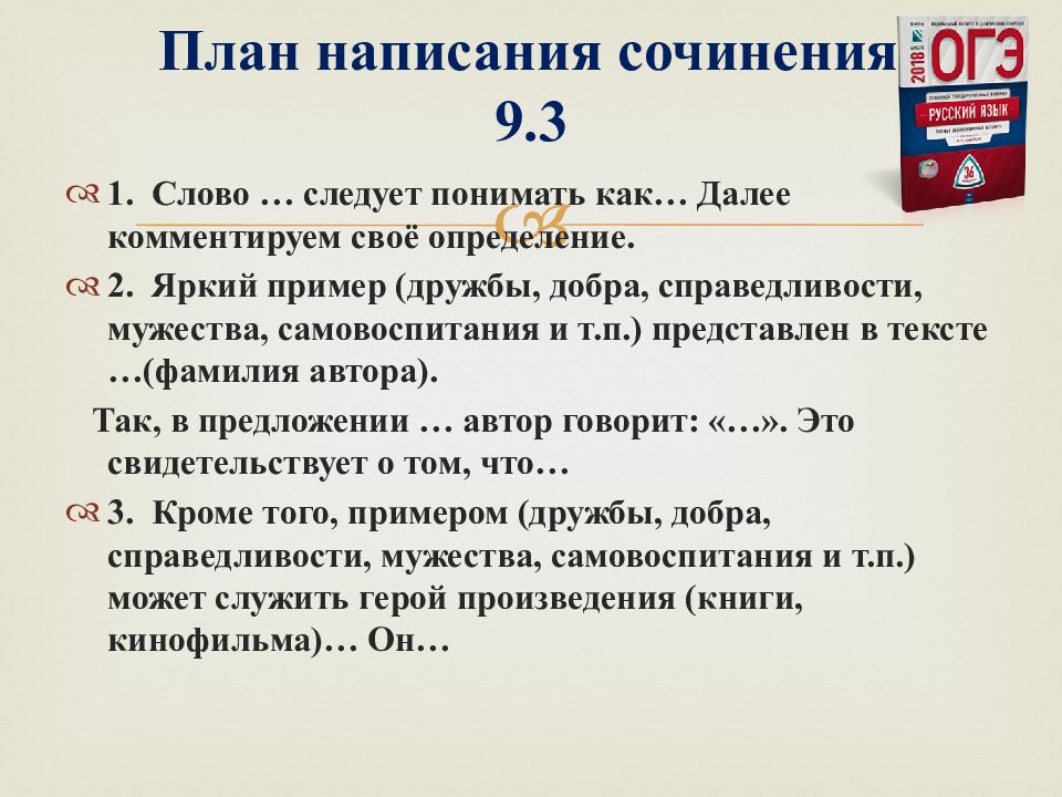 Егэ подготовка к сочинению презентация