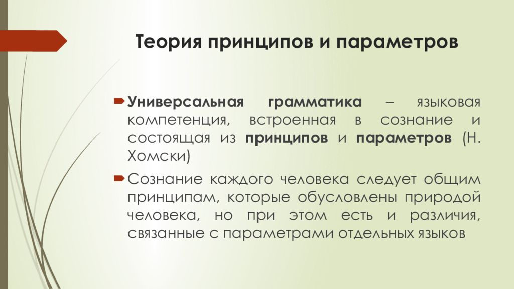 Грамматических языковых средств. Теория универсальной грамматики. Универсальная грамматика. Грамматическая лингвистическая компетенция это. Параметры презентации.