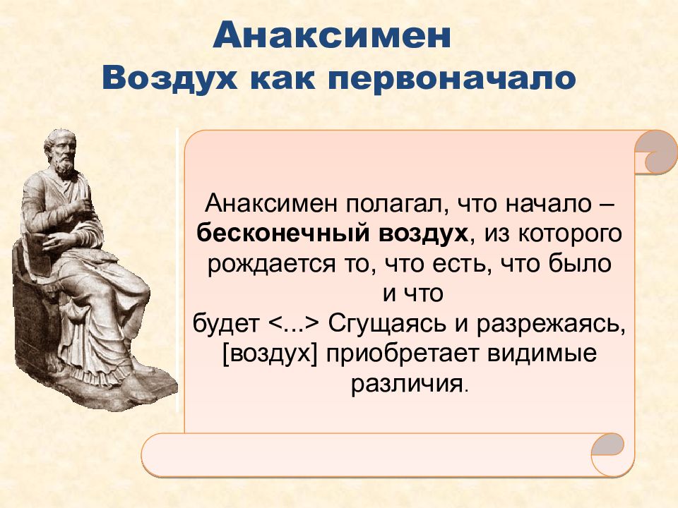 Первоначало. Анаксимандр первоначало мира. Анаксимен учение. Анаксимен первоначало воздух. Анаксимен первоначало.