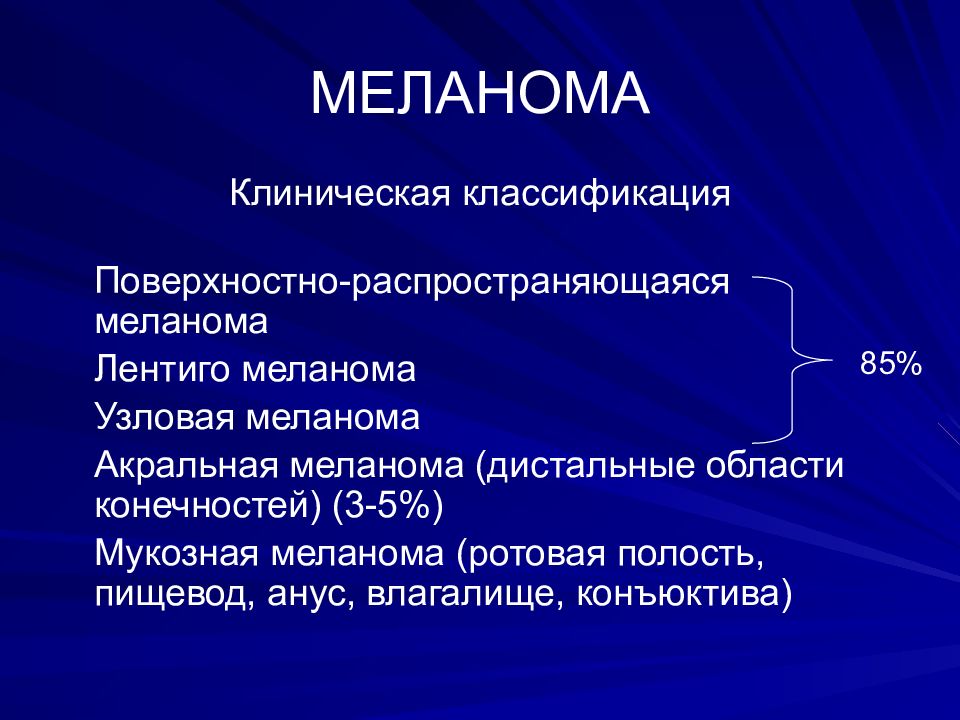 Меланома кожи классификация по тнм и стадиям картинки