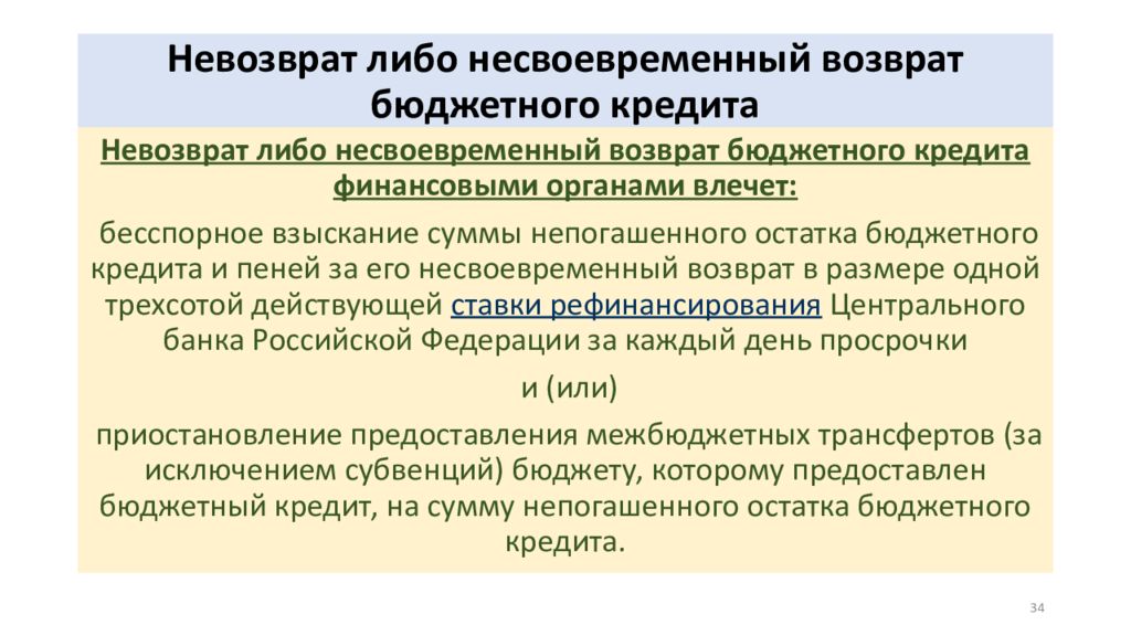 Что такое возврат. Невозврат либо несвоевременный возврат бюджетного кредита. Несвоевременный возврат бюджетного кредита. Возврат или невозврат. Невозврат либо несвоевременный возврат бюджетных средств влечет.