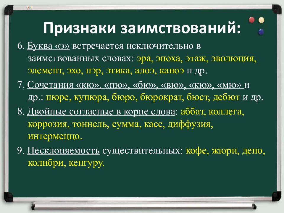 Причины заимствования в современном русском языке презентация