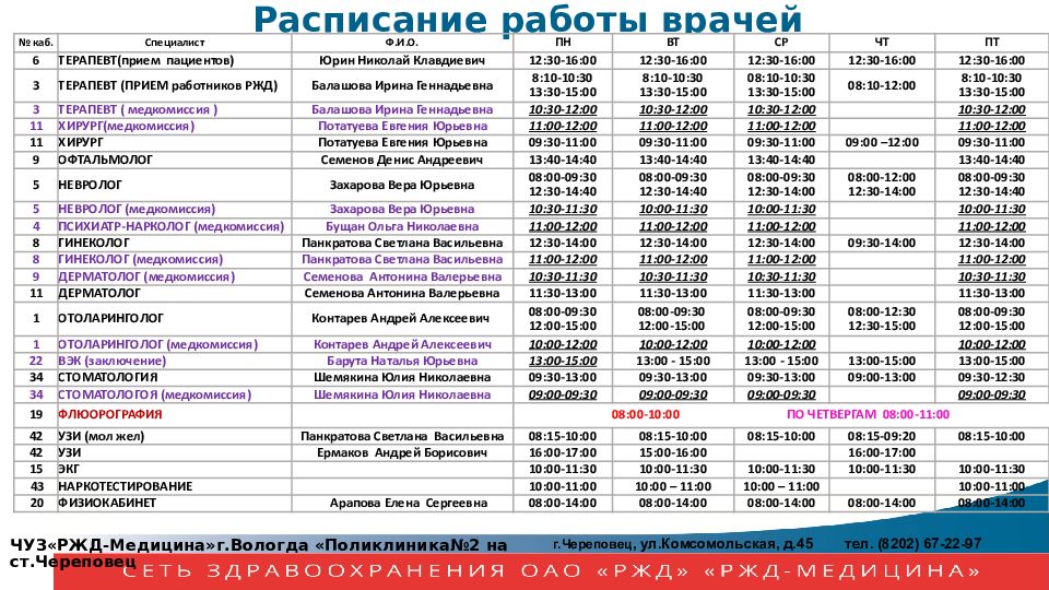 Маяковского 61 расписание врачей поликлиники язда