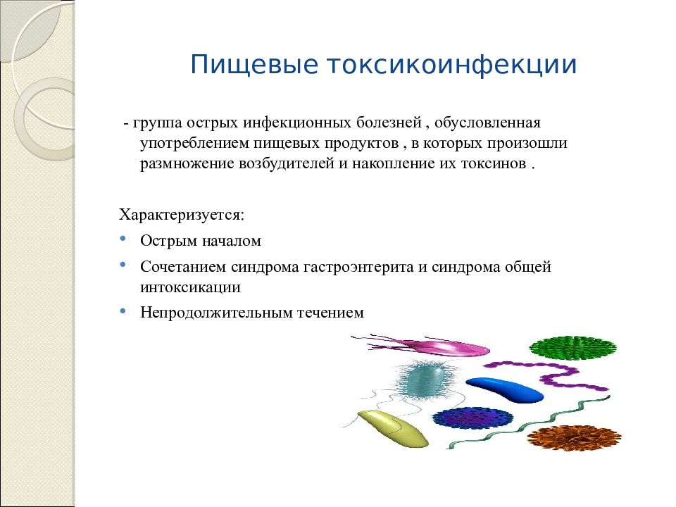 Презентация на тему пищевые токсикоинфекции