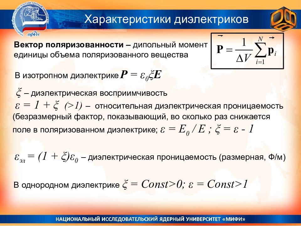 Теорема Гаусса для диэлектриков. Теорема Гаусса для вектора поляризации. Теорема Гаусса Алгебра. Связь потока и дивергенции.