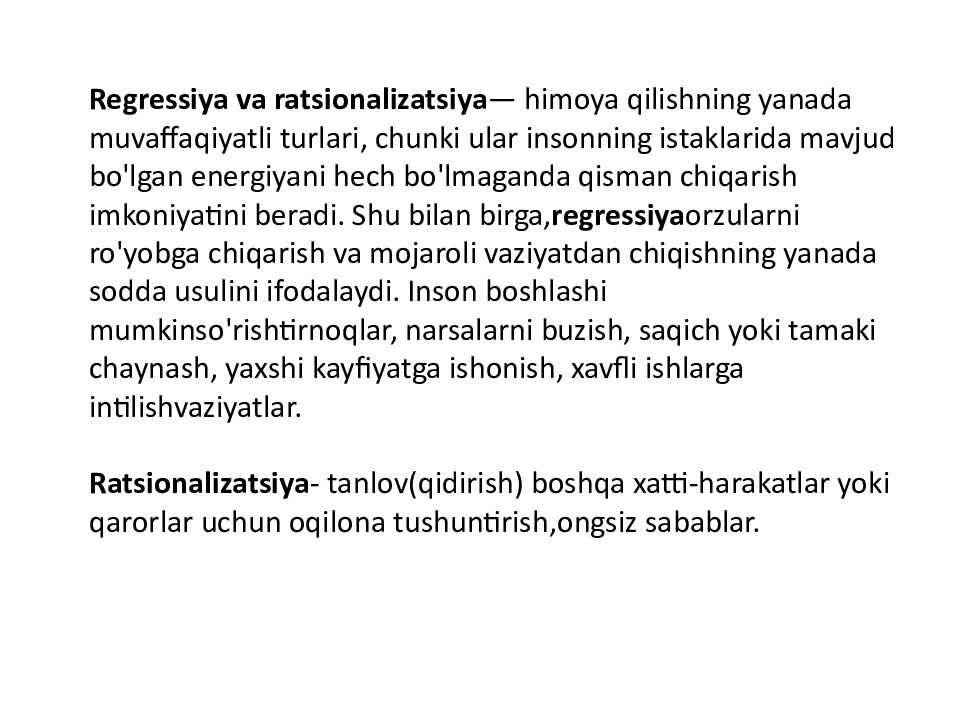 SHAXSIYAT NAZARIYALARI xorijiy