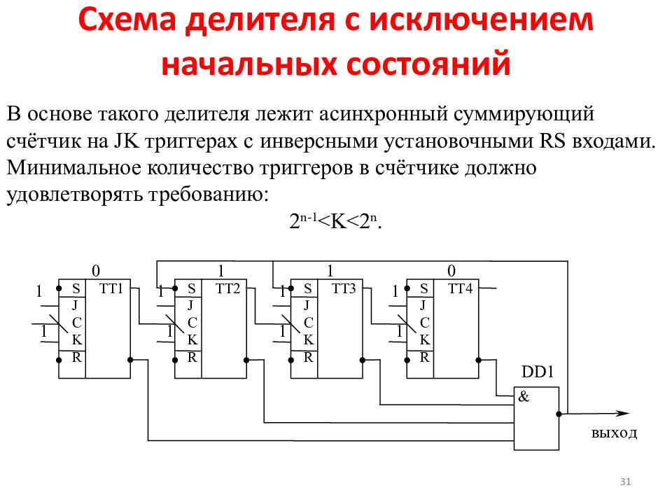 Схема делителя