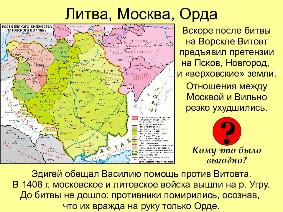 Борьба за русские земли между литовским и московским государствами презентация