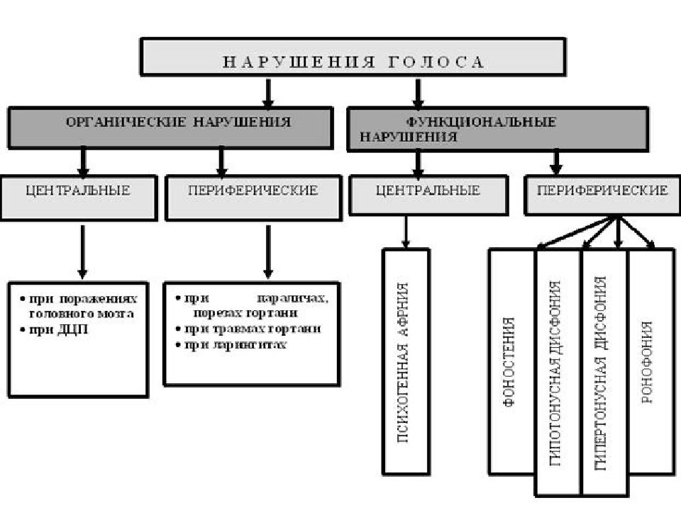 Картина речевых нарушений в классификациях первой четверти хх века представлена