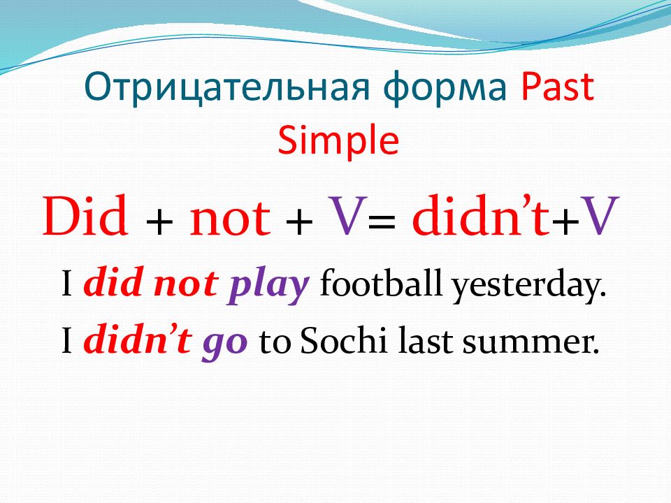 Повторить правило past simple. Past simple картинки.