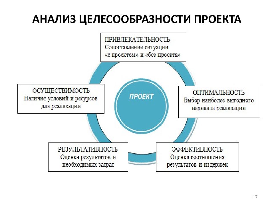 Оценка целесообразности реализации проекта