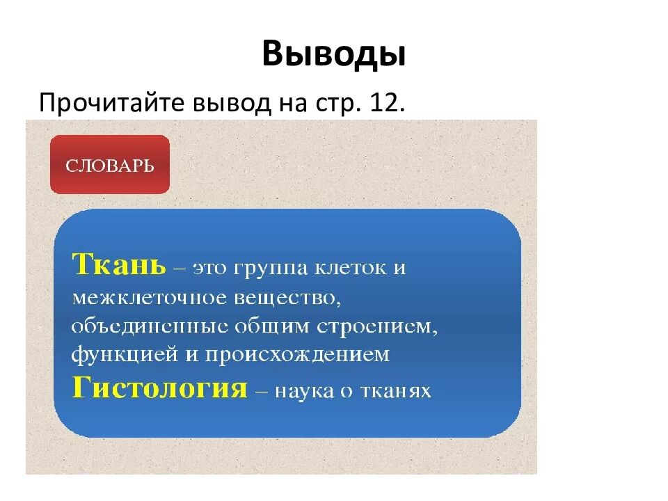 Выводы