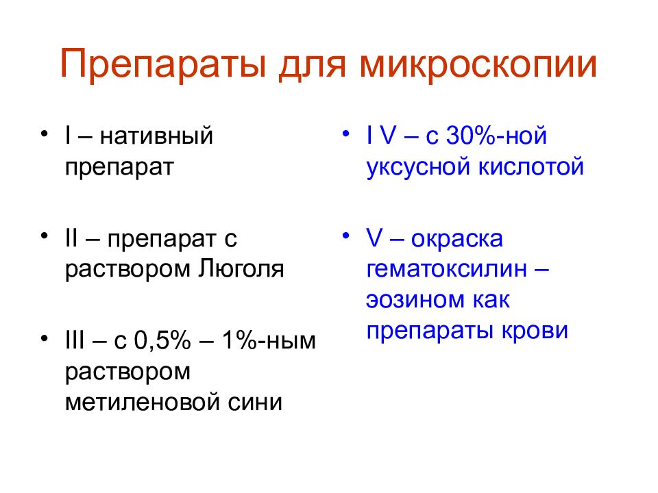 5 ным раствором. Копрологическое исследование. Копрологический препарат, окрашенный люголем, исследуют на. Препараты крови презентация.