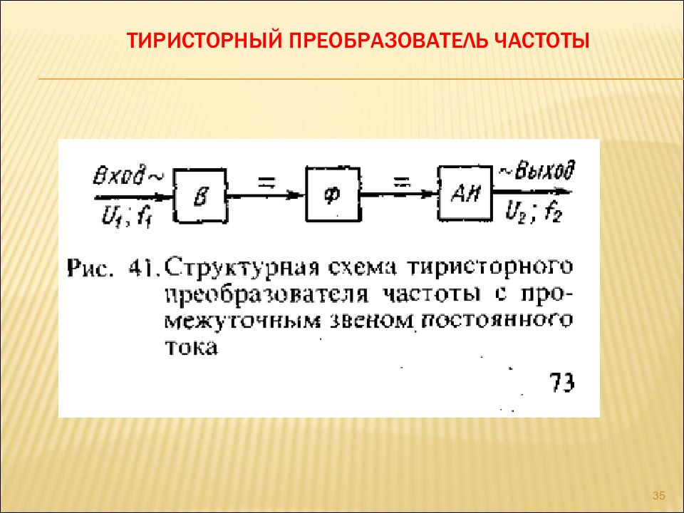 Структурная схема преобразователя частоты