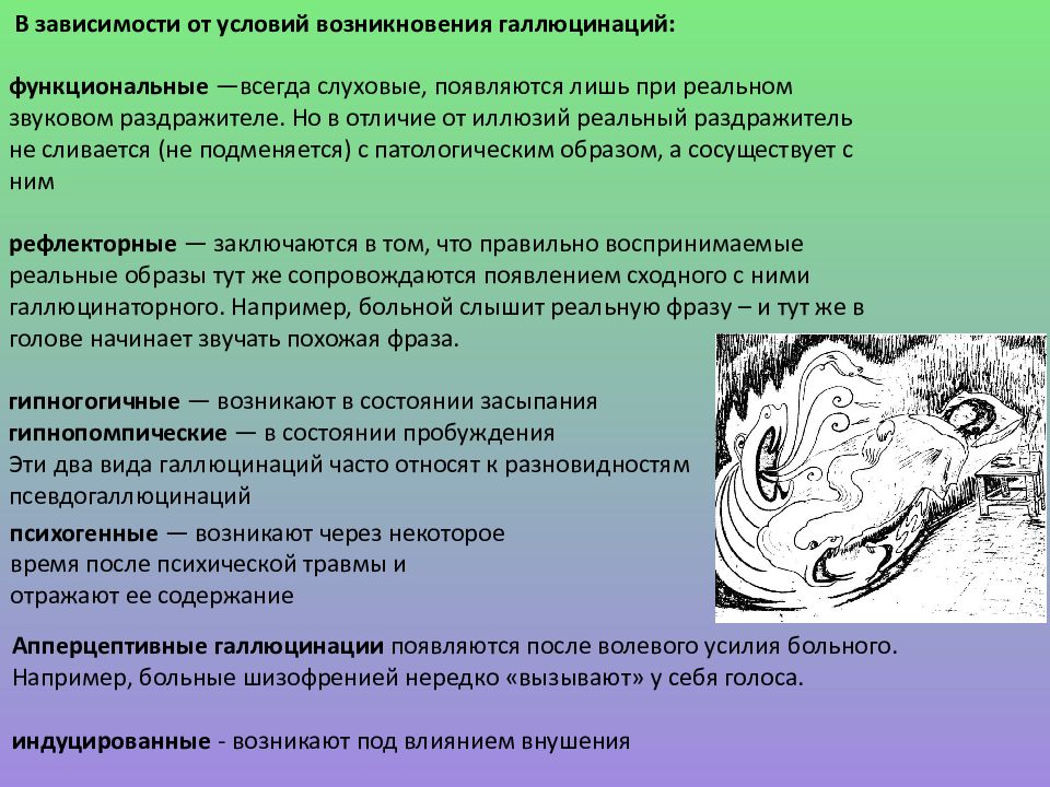 Слуховые галлюцинации. Функциональные галлюцинации. Иллюзии и галлюцинации отличия. Рефлекторные галлюцинации. Пример иллюзии и галлюцинации.