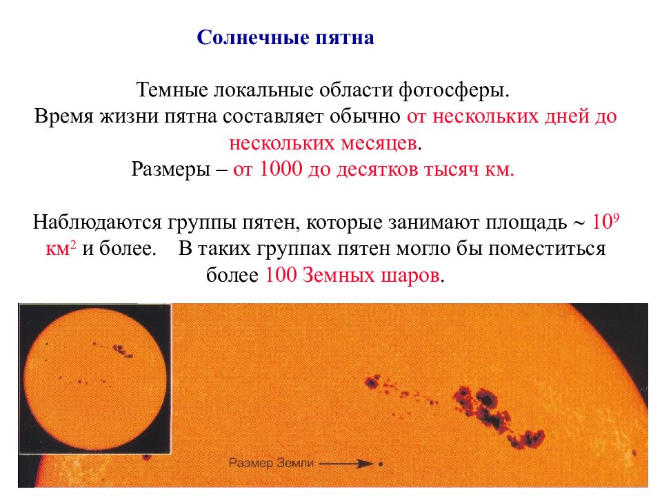 Презентация на тему атмосфера солнца солнечная активность