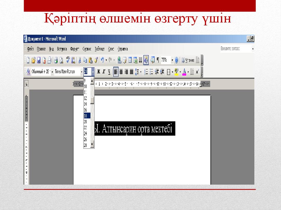 Word мәтіндік редакторы 3 сынып цифрлық сауаттылық