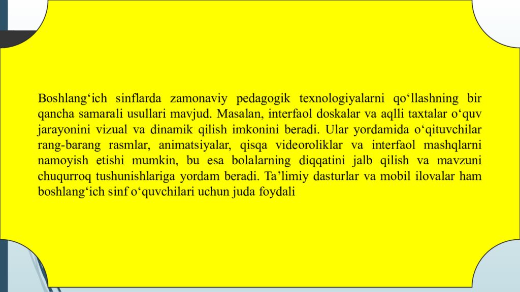 Barkamol avlodni tarbiyalashda taʼlim tarbiyaning oʻrni MUNDARIJA KIRISH I BOB