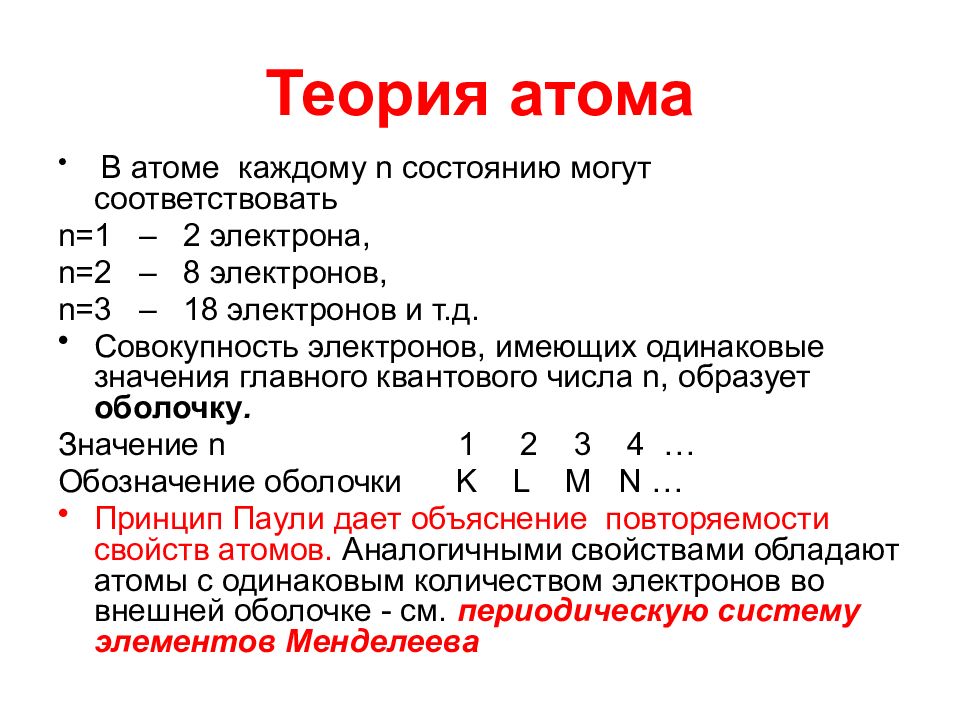 Теория 20. Теория строения атома. Основные теории строения атома. Гипотезы строения атома. Теория о сложном строении атома.