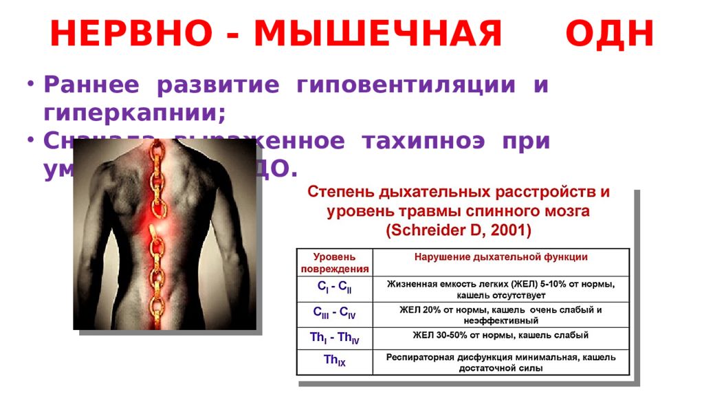 Острая дыхательная недостаточность презентация