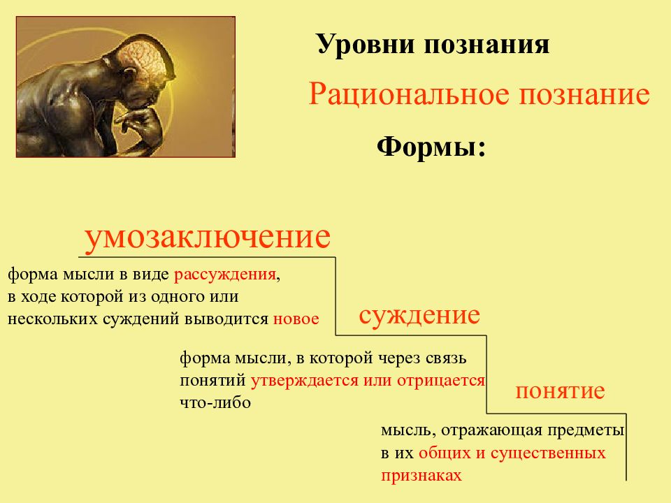 4 уровня познания