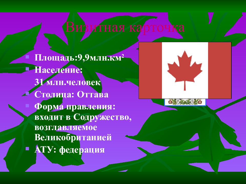 Канада географии 11 класс. Визитная карточка Канады. Визитка Канады. Визитная карточка по Канаде. Визитка Канады география.