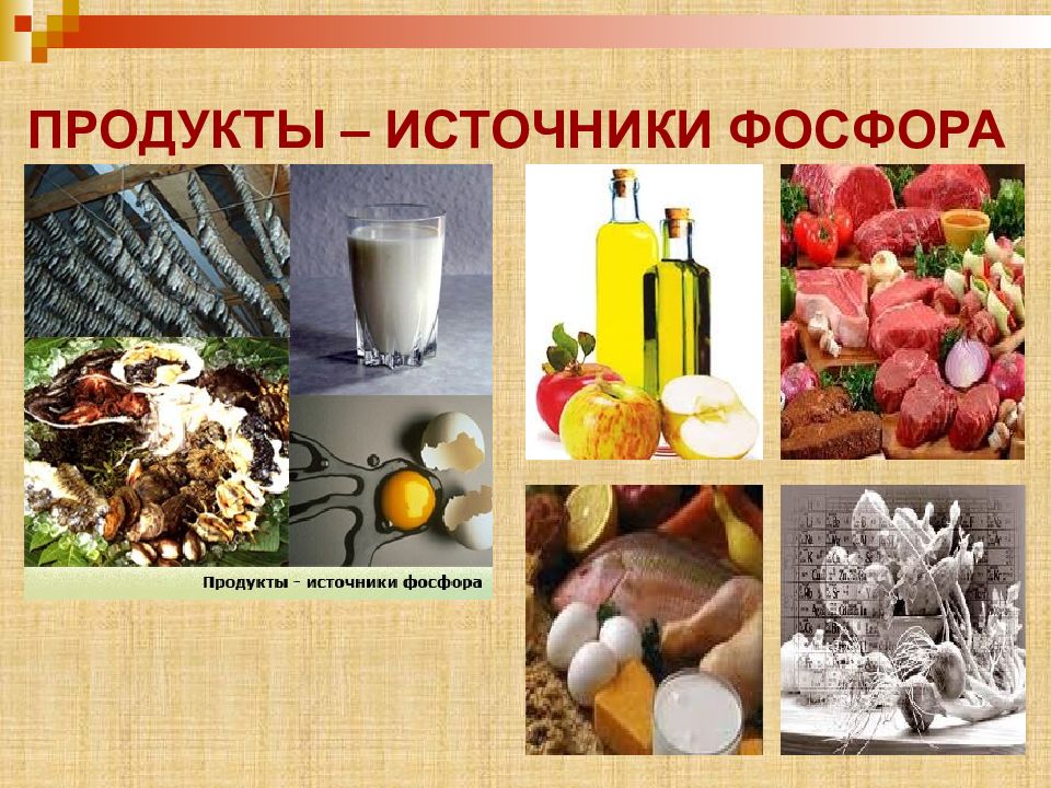 Продукт основной источник фосфора