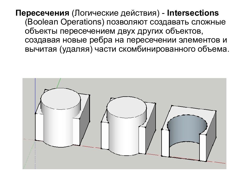 Пересечения объектов. Пересечение объектов. Пересечение Булевая. Место пересечения двух предметов. Картина выталкивания Булевая операция фигуры.