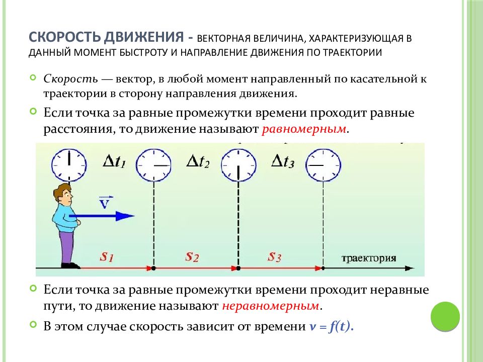 Скорость передвижения. Векторная величина характеризующая быстроту и направление движения. Скорость Векторная величина. Физическая Векторная величина характеризующая быстроту движения. Величины характеризующие равномерное движение.