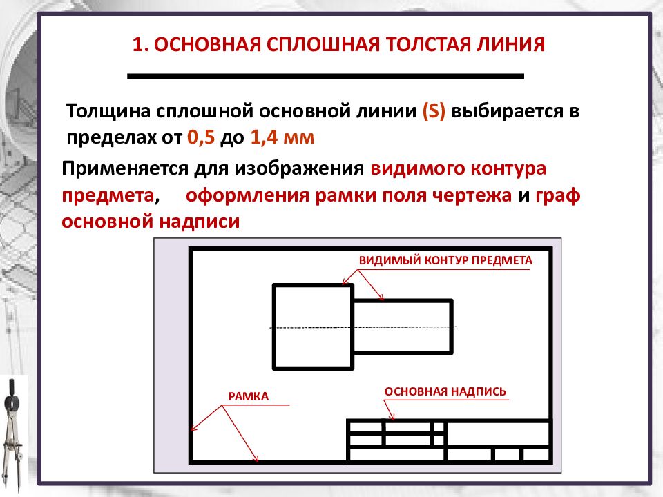 Техника выполнения чертежей и правила их оформления