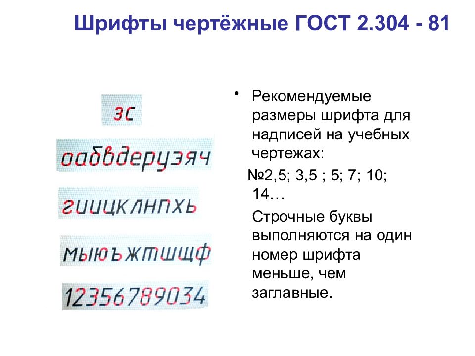 Шрифт для строительных чертежей гост