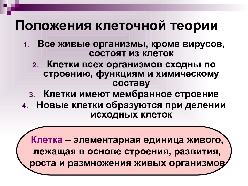 Типы клеточной организации основные положения клеточной теории. Положения клеточной теории. Основные положения клеточной теории ЕГЭ. Положением клеточной теории является утверждение.