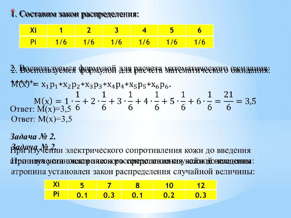 Числовая характеристика величины