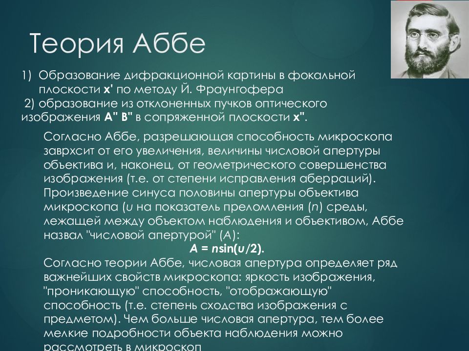 Теории э. Теория Аббе. Основные положения теории Аббе. Теория Аббе микроскоп. Теория Аббе разрешающей способности микроскопа.