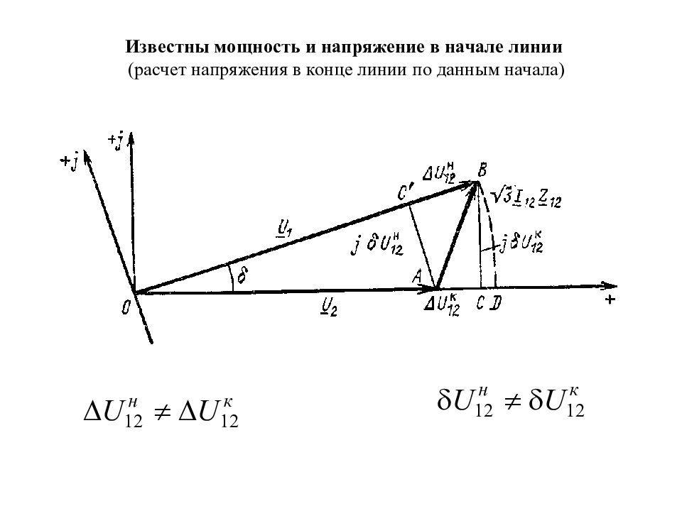 Среднее напряжение линии. Разомкнутая на конце линия. Как узнать напряжения в конце линии.