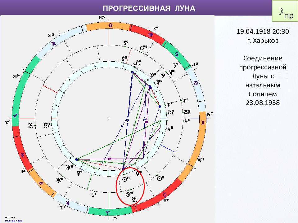 Натальная карта прогрессии рассчитать