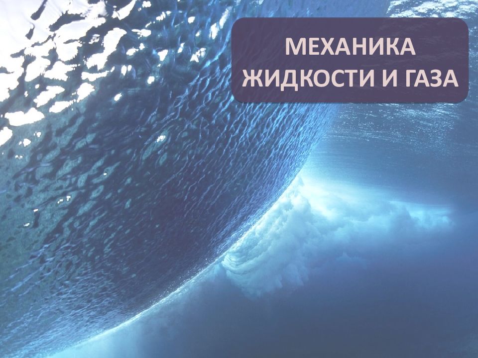 Механика жидкости и газа