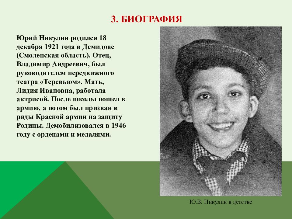 Юрий никулин проект