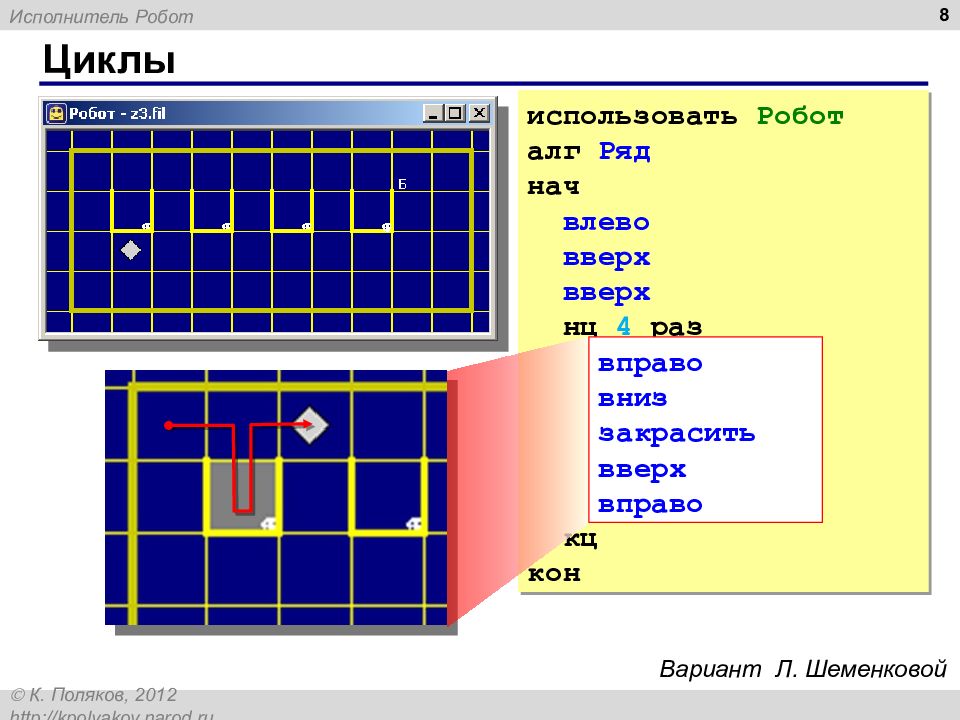 Кумир робот домик. Исполнитель робот таблица. Исполнитель робот движется.