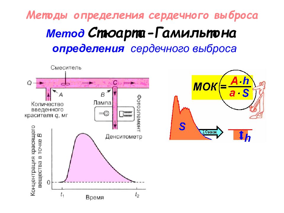 Сердечный выброс. Методы определения сердечного выброса. Методы оценки сердечного выброса. Метод Стюарта-Гамильтона определения сердечного выброса. Метод Стюарта Гамильтона.