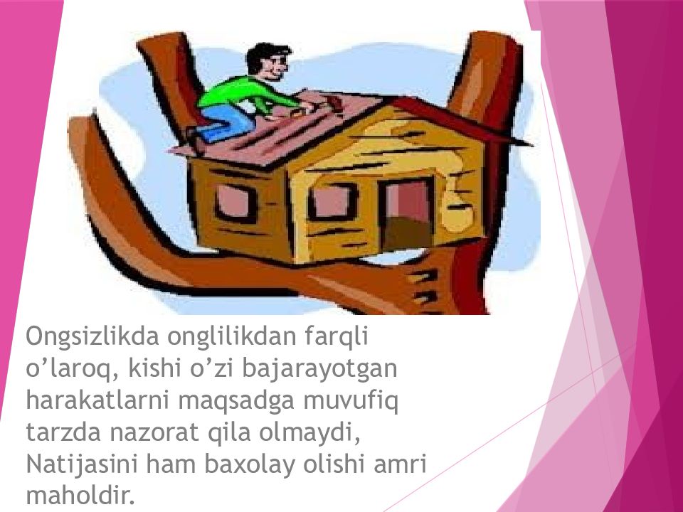 Ong haqida xozirgi zamon tasavurlari Ong haqida xozirgi zamon tasavurlari