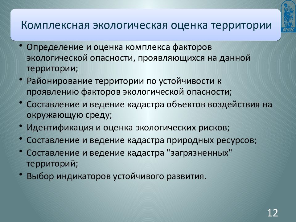 Тема 6. Экологические опасности