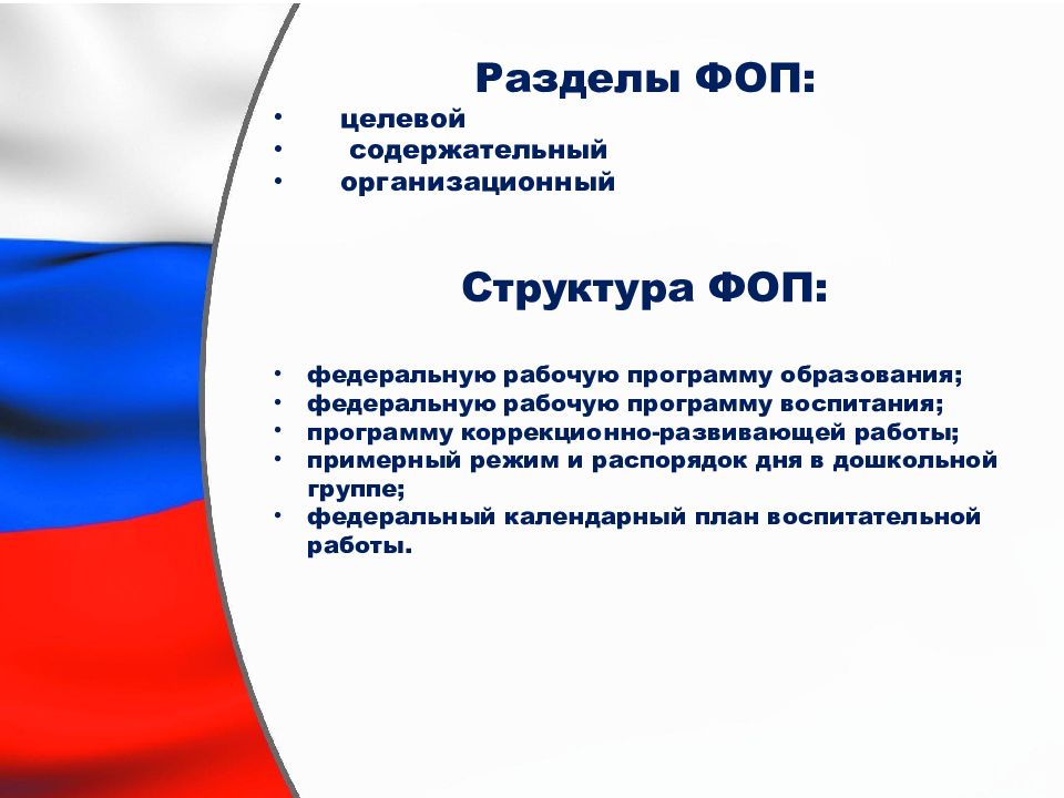 Патриотическое воспитание в фоп до. Структура ФОП. Структура ФОП до. Педсовет по ФОП до. Патриотизм ФОП до.