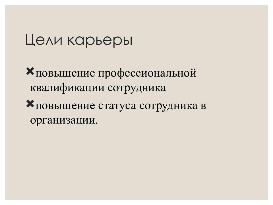 Управление деловой карьерой презентация