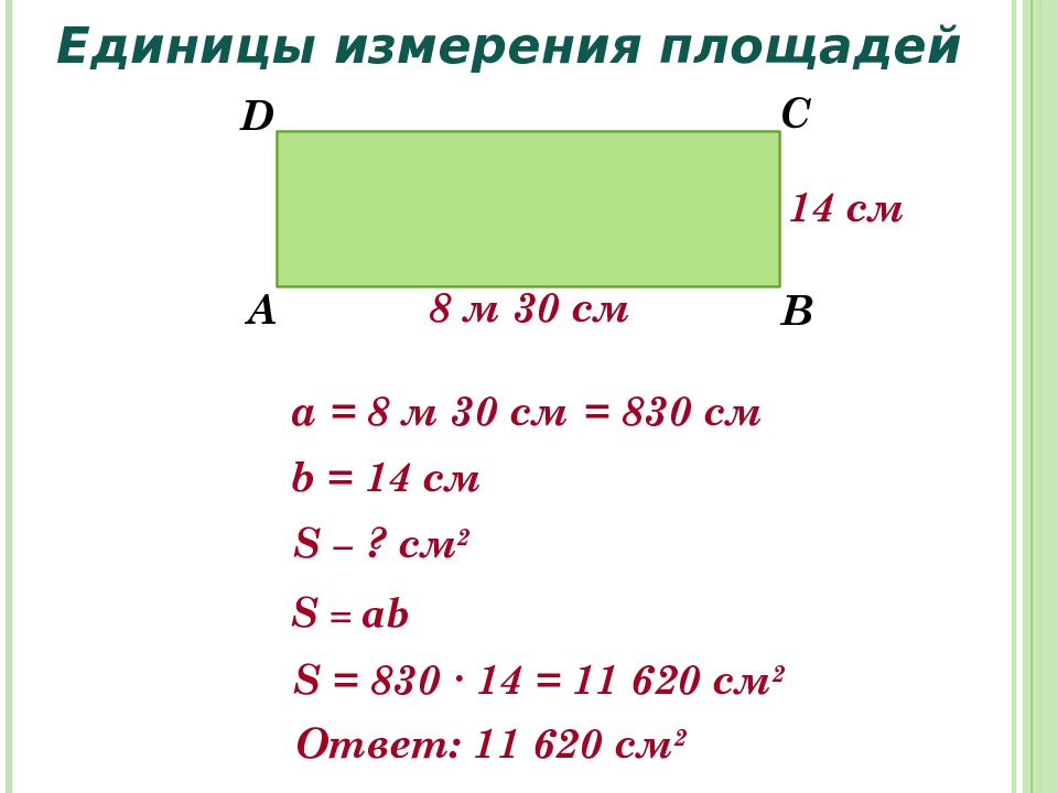 Схема квадратных величин