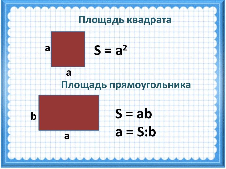 Периметр прямоугольника и квадрата 2 класс презентация